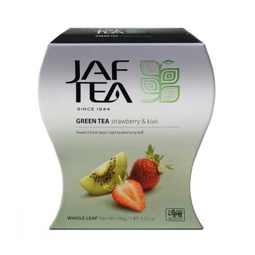 Чай Jaf Tea Strawberry Kiwi зеленый с клубникой и киви 100 г в Газпромнефть