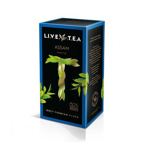 Чай Live Tea Assam черный 25 пакетиков в Газпромнефть