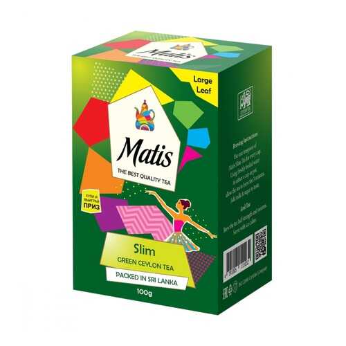 Чай Matis Slim зеленый с добавками 100 г в Газпромнефть