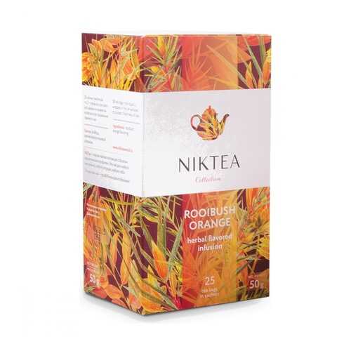 Чай Niktea Rooibush Orange травяной 25 пакетиков в Газпромнефть