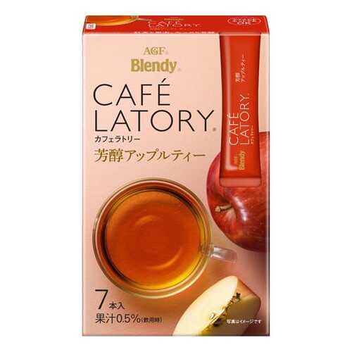 Чай растворимый AGF Cafe Latory Бленди латте яблоко в стиках 7*6.5 г в Газпромнефть
