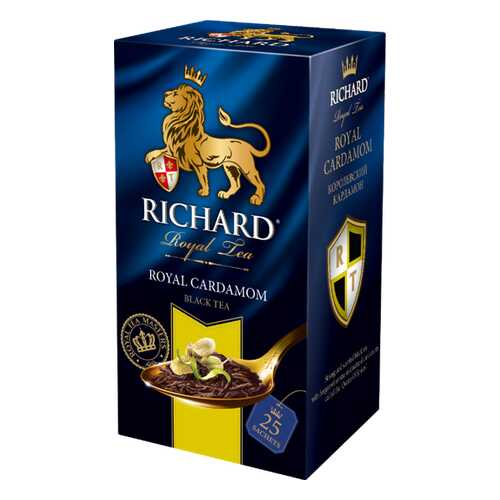 Чай Richard Royal Cardamom черный с добавками 25 пакетиков в Газпромнефть