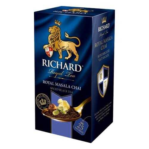 Чай Richard Royal Masala Chai черный с добавками 25 пакетиков в Газпромнефть