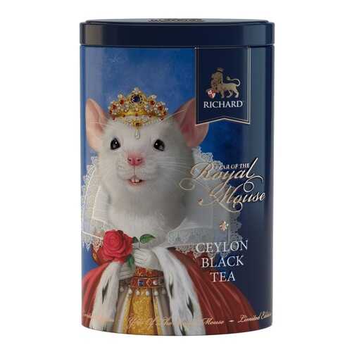 Чай Richard Year of the royal mouse черный листовой 80 г в Газпромнефть