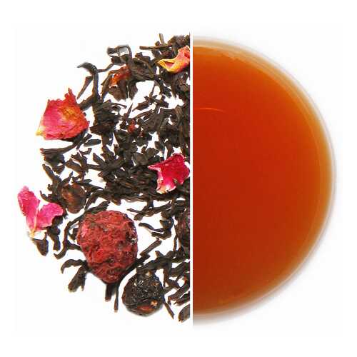 Чай Tea.ru Sweet Raspberries черный листовой c добавками 180 г в Газпромнефть