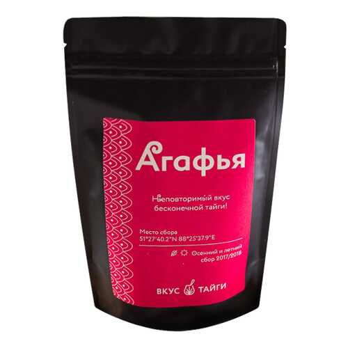 Чай Вкус тайги Агафья 50 г в Газпромнефть