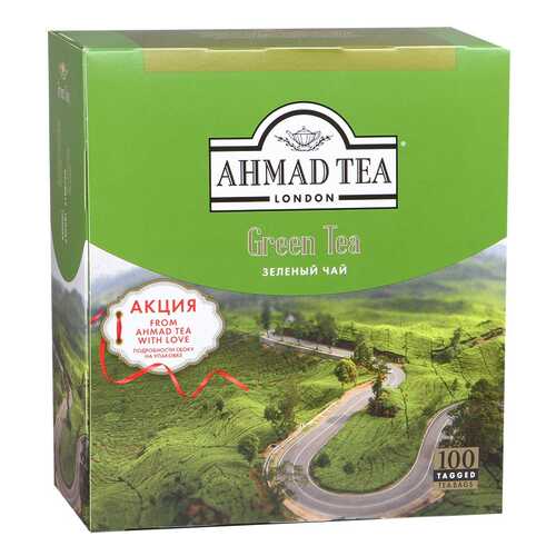 Чай зеленый Ahmad Tea 100 пакетиков в Газпромнефть