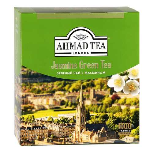 Чай зеленый Ahmad Tea с жасмином 100 пакетиков в Газпромнефть