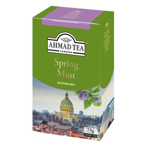 Чай зеленый Ahmad Tea spring mint 75 г в Газпромнефть