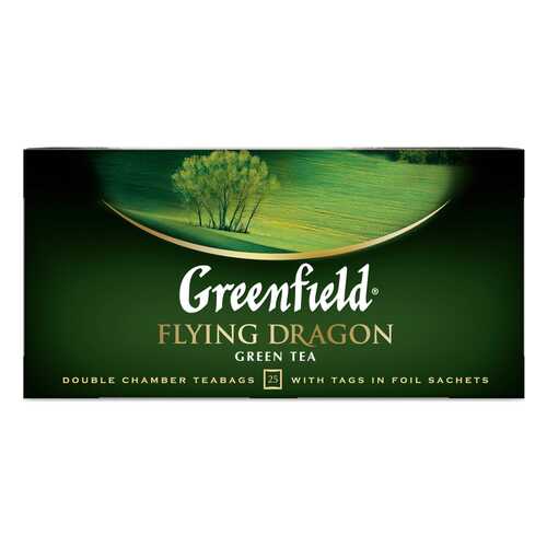 Чай зеленый Greenfield Flying Dragon 25 пакетиков в Газпромнефть