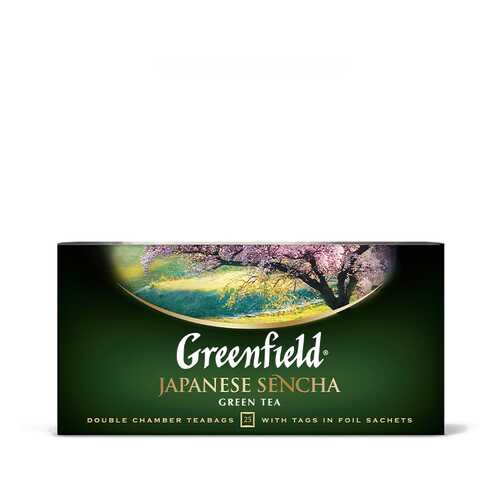 Чай зеленый Greenfield Japanese Sencha 25 пакетиков в Газпромнефть