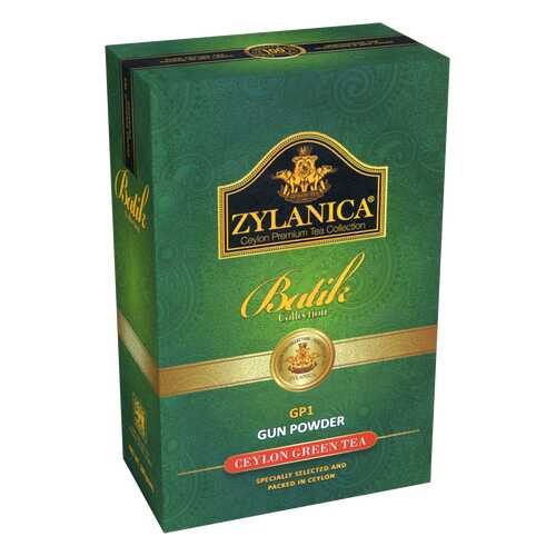 Чай зеленый листовой Zylanica batik design 100 г в Газпромнефть