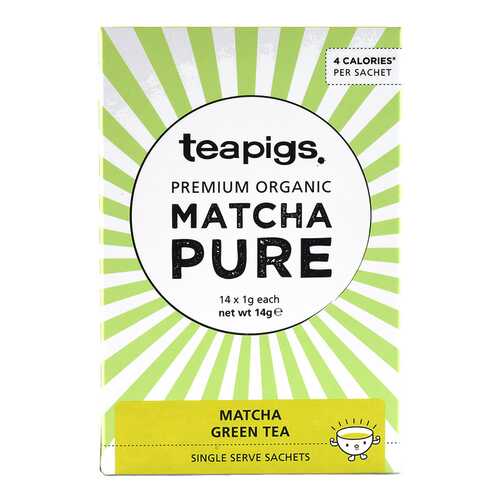 Чай зеленый Teapigs матча organic 14*1 г в Газпромнефть