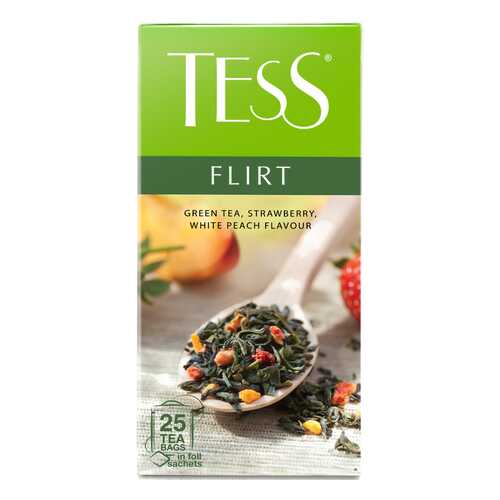 Чай зеленый Tess Flirt 25 пакетиков в Газпромнефть