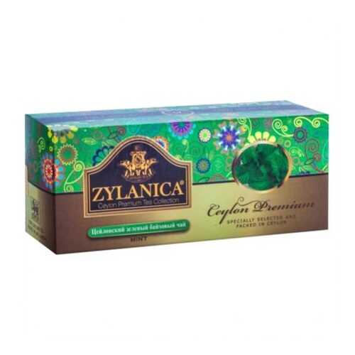 Чай зеленый в пакетиках для чашки Zylanica ceylon premium collection 25*2 г в Газпромнефть