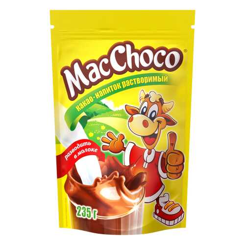 Какао-напиток растворимый т.з. MacChoco, д/пак 235г*24 в Газпромнефть