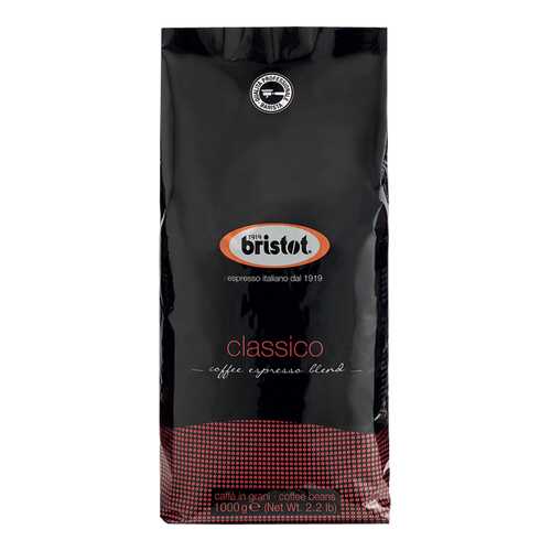 Кофе Bristot Classico в зернах 1000 г в Газпромнефть
