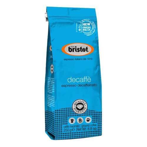 Кофе Bristot Decaffeinato молотый 250 г в Газпромнефть