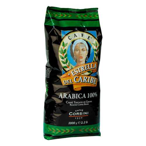 Кофе Caffe Corsini Estrella Del Caribe в зернах 1000 г в Газпромнефть