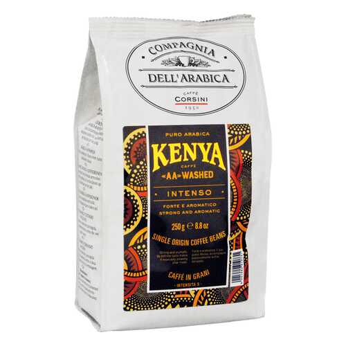 Кофе Compagnia DellArabica Kenya AA Washed в зёрнах 250 г в Газпромнефть