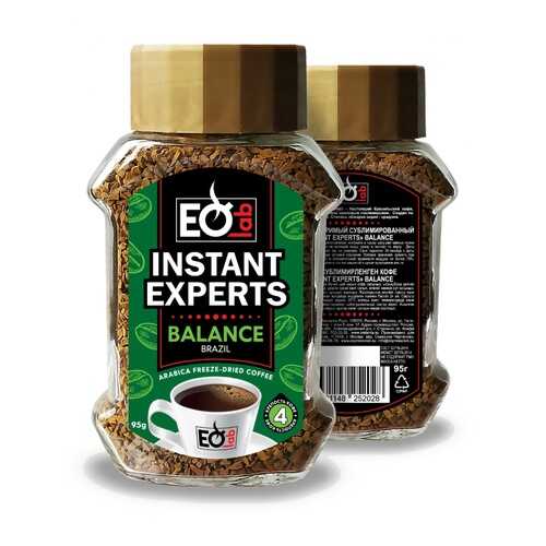 Кофе Espressolab Instant Experts Balance Brazil растворимый 95 г в Газпромнефть