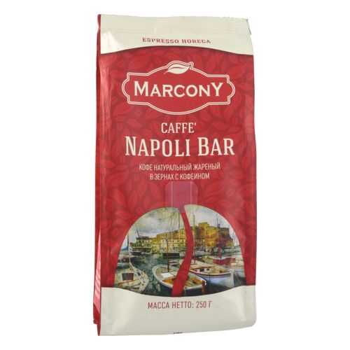 Кофе MarconY napoli bar в зернах 250 г в Газпромнефть