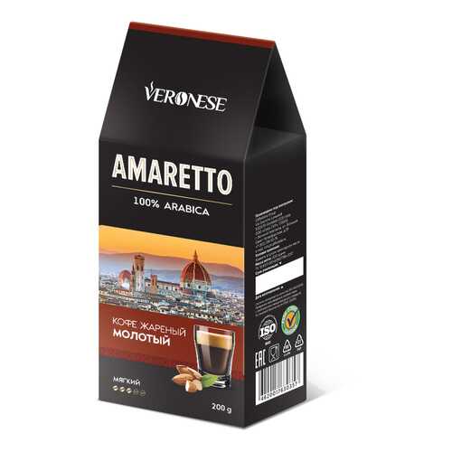 Кофе молотый ароматизированный Veronese Amaretto 200 г в Газпромнефть