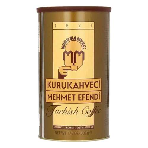 Кофе молотый Kurukahveci Mehmet Efendi жестяная банка 500 г в Газпромнефть