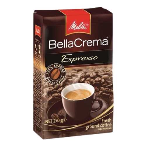 Кофе молотый Melitta bella crema espresso 250 г в Газпромнефть
