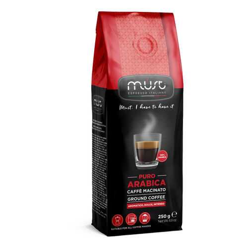 Кофе молотый Must pure arabica 250 г в Газпромнефть