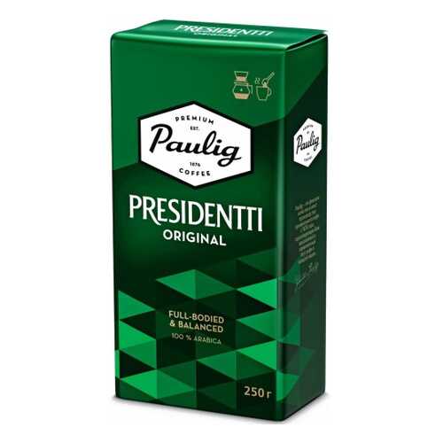 Кофе молотый Paulig presidentti original 250 г в Газпромнефть