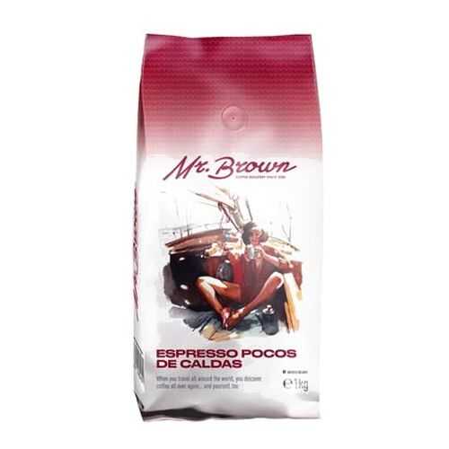 Кофе Mr.Brown Espresso Pocos De Caldas в зернах 1 кг в Газпромнефть
