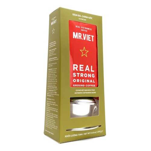 Кофе Mr. Viet с пресс-фильтром, натуральный жареный молотый, 250 гр в Газпромнефть