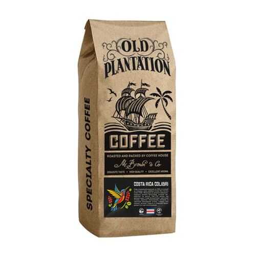 Кофе Old Plantation Specialty Coffee Costa Rica Colibri в зернах 250 г в Газпромнефть