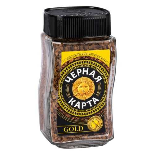 Кофе растворимый Черная карта gold 95 г в Газпромнефть