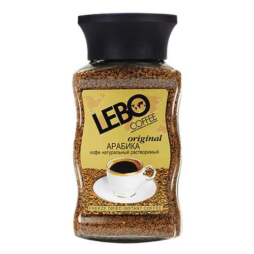 Кофе растворимый Lebo original 100 г в Газпромнефть