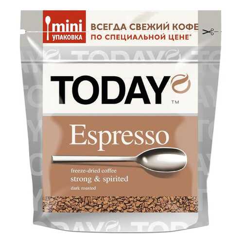 Кофе Today эспрессо растворимый сублимированный 37.5 г в Газпромнефть