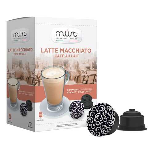 Кофе в капсулах Must latte macchiato 16 капсул в Газпромнефть