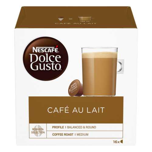 Кофе в капсулах Nescafe dolce gusto cafe au lait 16 капсул в Газпромнефть