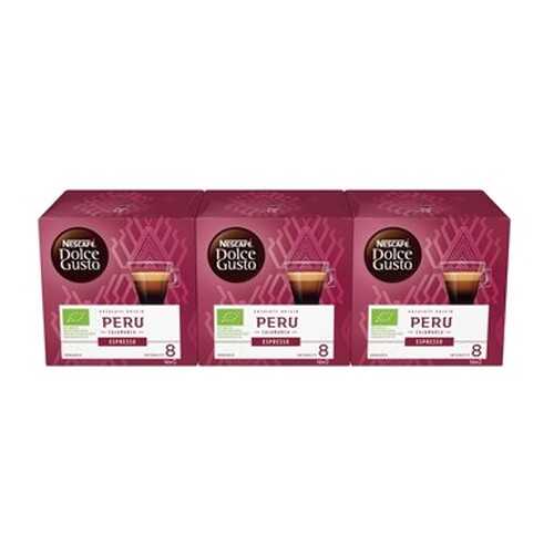 Кофе в капсулах Nescafe Dolce Gusto Эспрессо Перу 3 штуки по 12 капсул в Газпромнефть