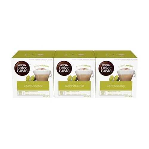 Кофе в капсулах Nescafe Dolce Gusto Капучино 3 штуки по 16 капсул в Газпромнефть