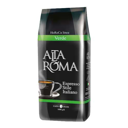 Кофе в зернах Alta Roma verde 1000 г в Газпромнефть