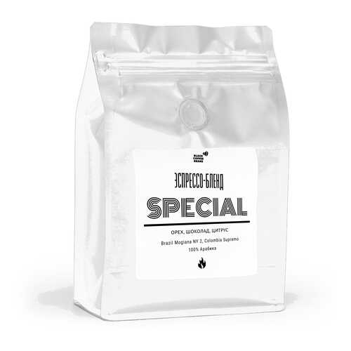 Кофе в зернах Black coffee beans Special, 250 г в Газпромнефть