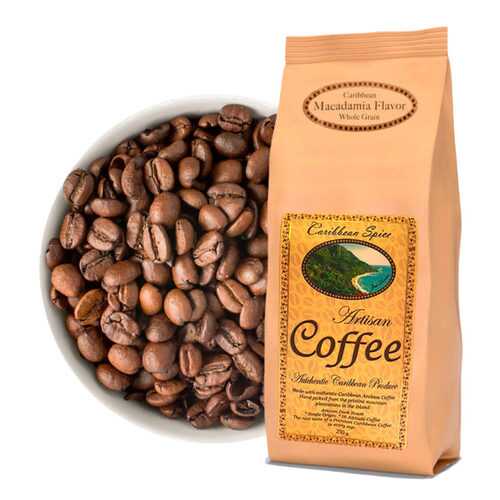 Кофе в зернах Caribbean Spice Artisan Kosher Coffee Macadamia Grain макадамия 250 г в Газпромнефть