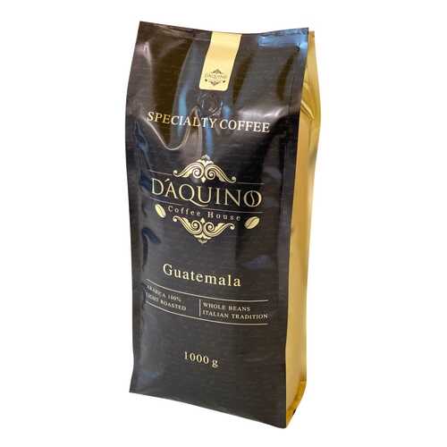 Кофе в зернах DAQUINO 100% светлая обжарка Арабика Гватемала Спешиалти (Specialty) 1000 г в Газпромнефть