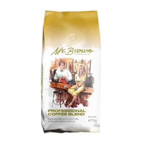 Кофе в зернах Mr. Brown Professional coffee blend в Газпромнефть