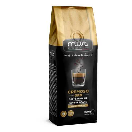 Кофе в зернах Must cremoso oro 250 г в Газпромнефть
