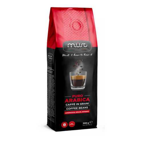 Кофе в зернах Must pure arabica 500 г в Газпромнефть
