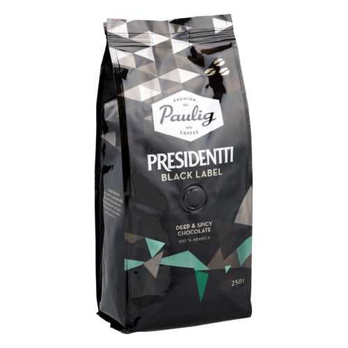 Кофе в зернах Paulig presidentti black label 250 г в Газпромнефть