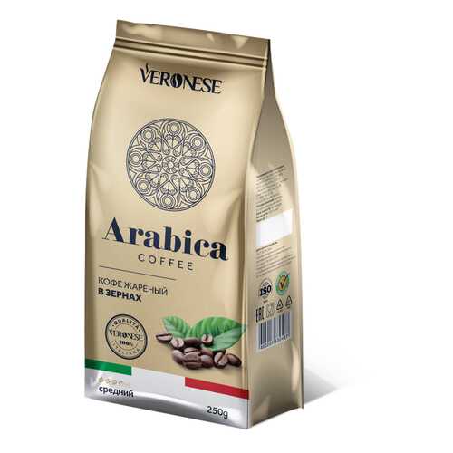 Кофе в зернах Veronese Arabica 250 г в Газпромнефть